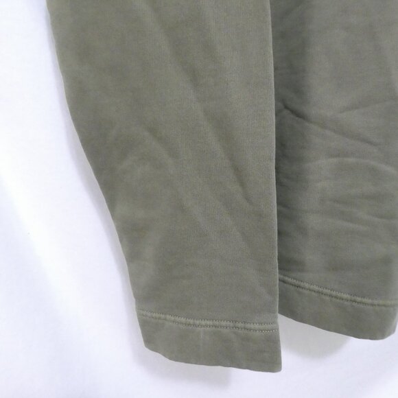 Unbranded | medium | Khaki Pullover Sweatshirt | Collar - Zip - Snap Button - Picture 13 of 16